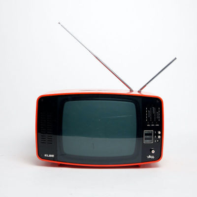 Non Practical Red Elbe 1960's Retro Italian TV