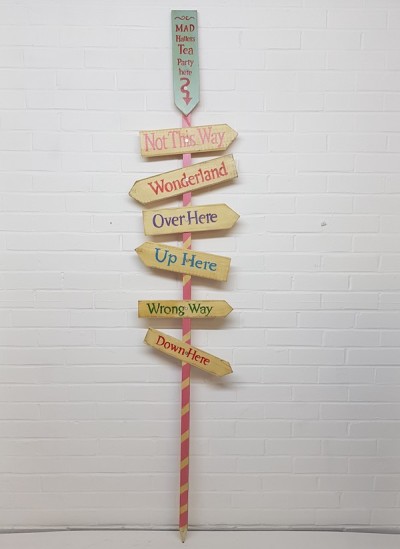 Alice In Wonderland Sign