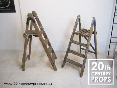 Vintage step ladders