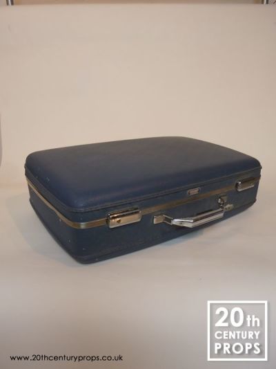 Blue Vintage American Travel Case