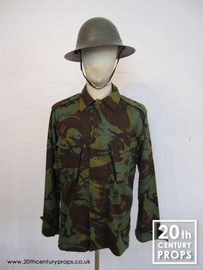 Vintage Army Shirt & Helmet