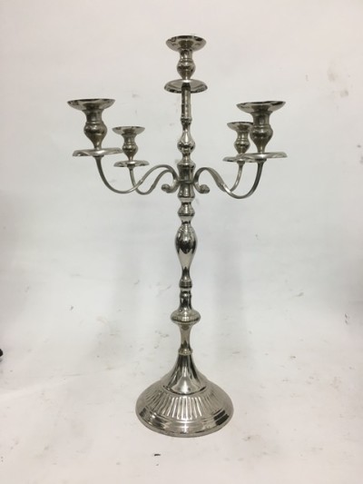 Large Silver Candelabra