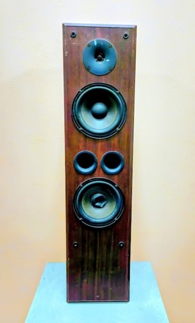 Tall Wooden Speaker (Non Practical)