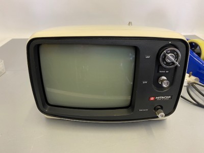 Fully Working Black & White Hitachi TV