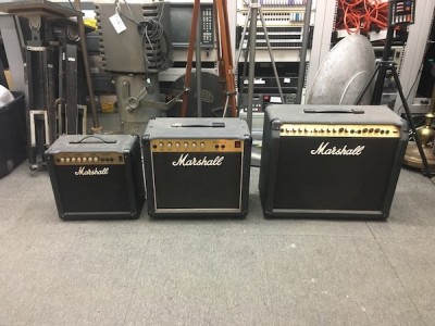3 Marshall Amps (Non Practical)