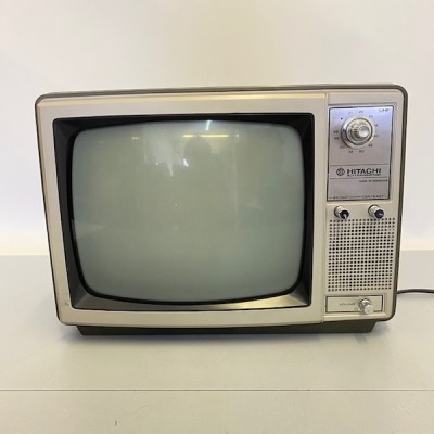 Fully Working Black & White Hitachi IC Transistor TV M1262 (12