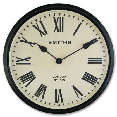 Working Smiths Large Vintage Wall Clock (Diameter 50cm)