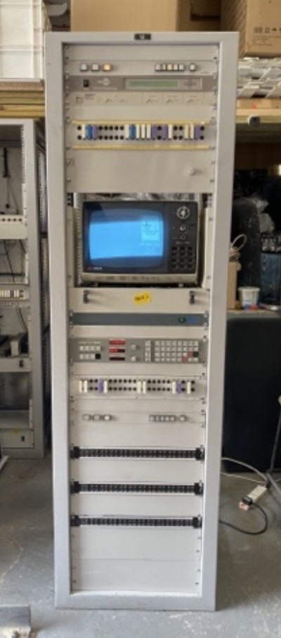 Server Rack Number 2, Surveillance/electronic equipment - with working TV monitor