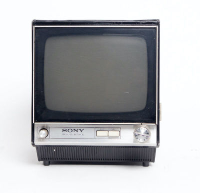 Static Only Sony Solid State Transistor Mini Portable 9-9OUB TV