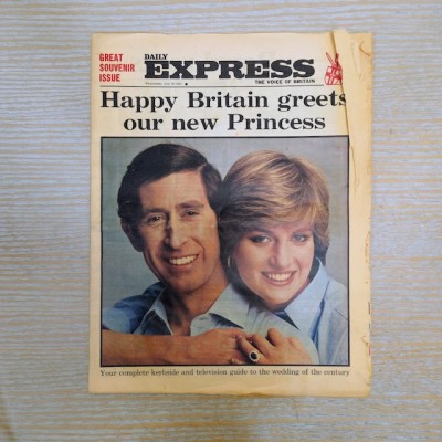 Vintage Newspaper From 1981