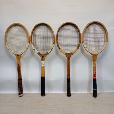 Vintage Wooden Tennis Racket