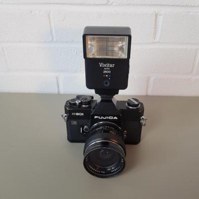 Fujica ST801 Paparazzi Camera With Working Flash Unit