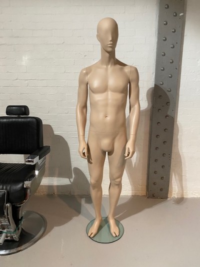 Full Bodied Male Mannequin - Neutral Colour