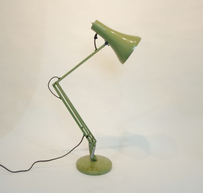 Green Industrial Angle Poise Desk Lamp (Non Practical)