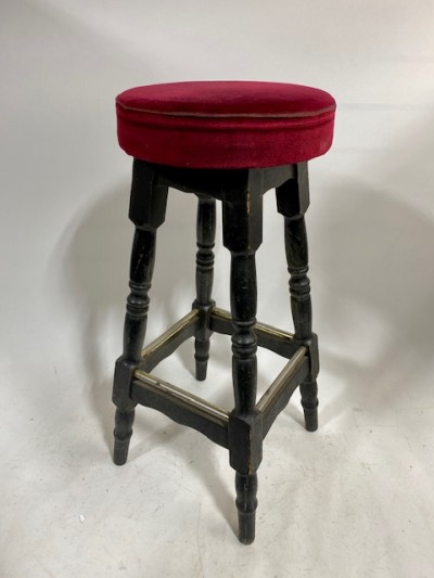 Red Pub Stool