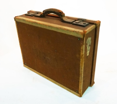 Brown Canvas Briefcase