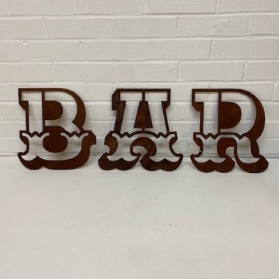 Metal BAR Sign