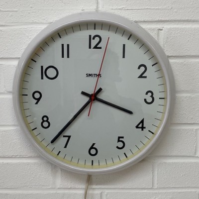 Working Smiths White Wall Clock
