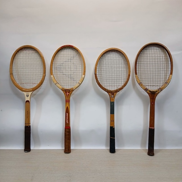 Vintage Wooden Tennis Racket | LONDON PROP HIRE