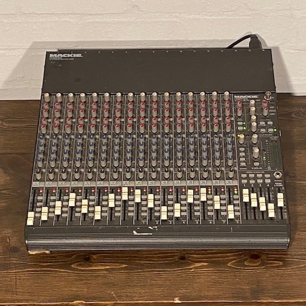 Late 90's Mackie CR1604VLZ Mixer LONDON PROP HIRE