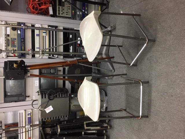 Stacking Lab Stools With Metal Legs | LONDON PROP HIRE