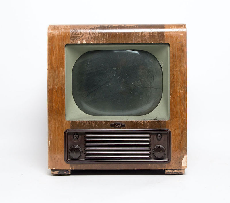 Non Practical Vintage 1940's Bush TV Vintage Props