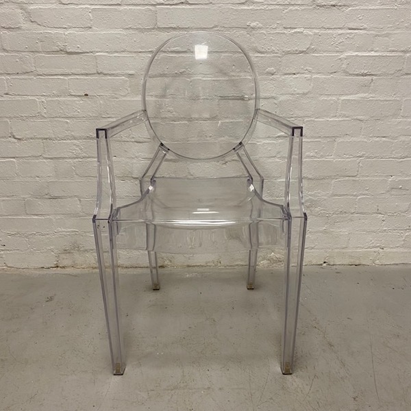 Kartell Ghost Chair Clear (Quantity 12 available) LONDON PROP HIRE