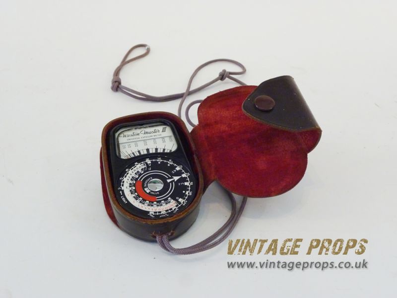 Vintage Light Meter (Non Practical) 20th Century Props