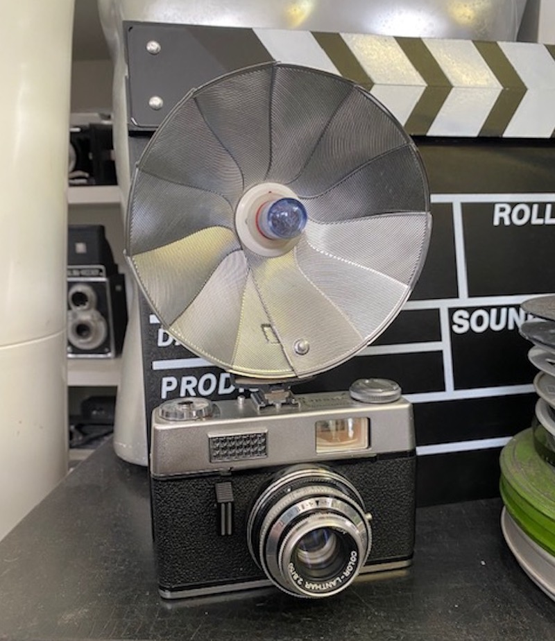 Vintage Agfa Camera With Flash Unit (Non Practical) LONDON PROP HIRE