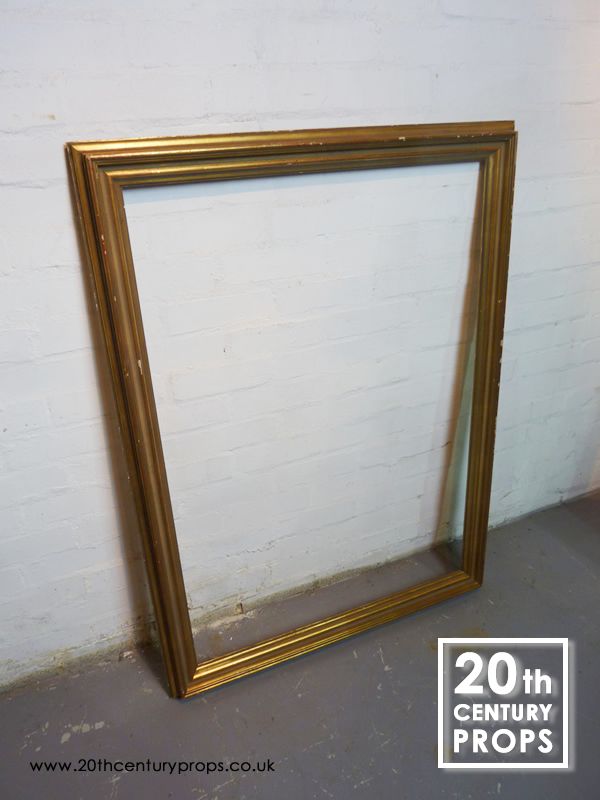 Large Gilded Picture Frame Vintage Props
