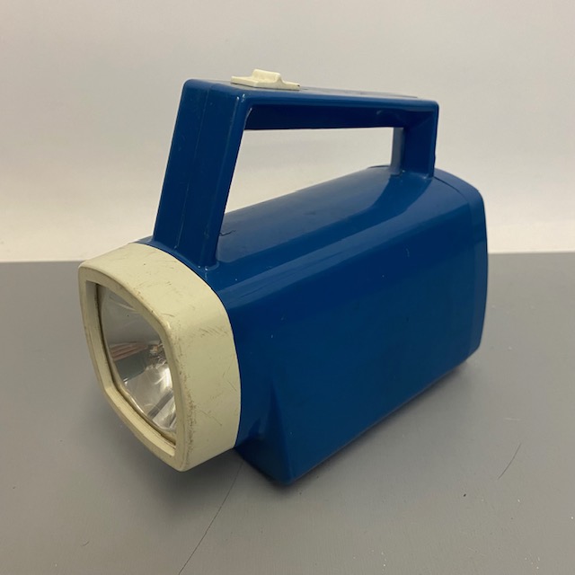 Blue Ever Ready Retro Torch/Flashlight | 20th Century Props