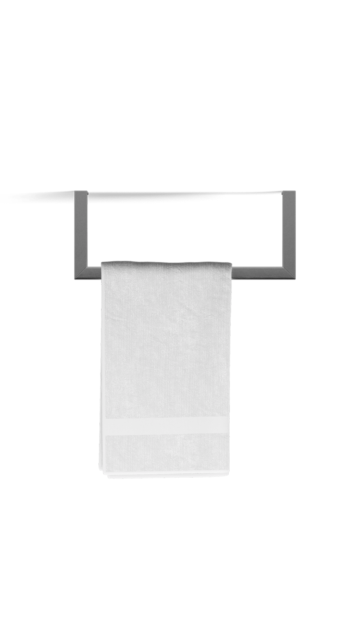 Productief Super goed monteren Handdoekhouder, 35 cm, geb. rvs