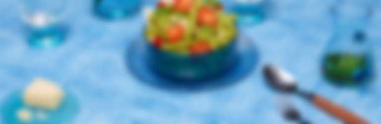 Pasta pesto salat mit Looye Honigtomaten