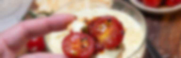 Oude kaassalade met Looye Honingtomaten-kimchi