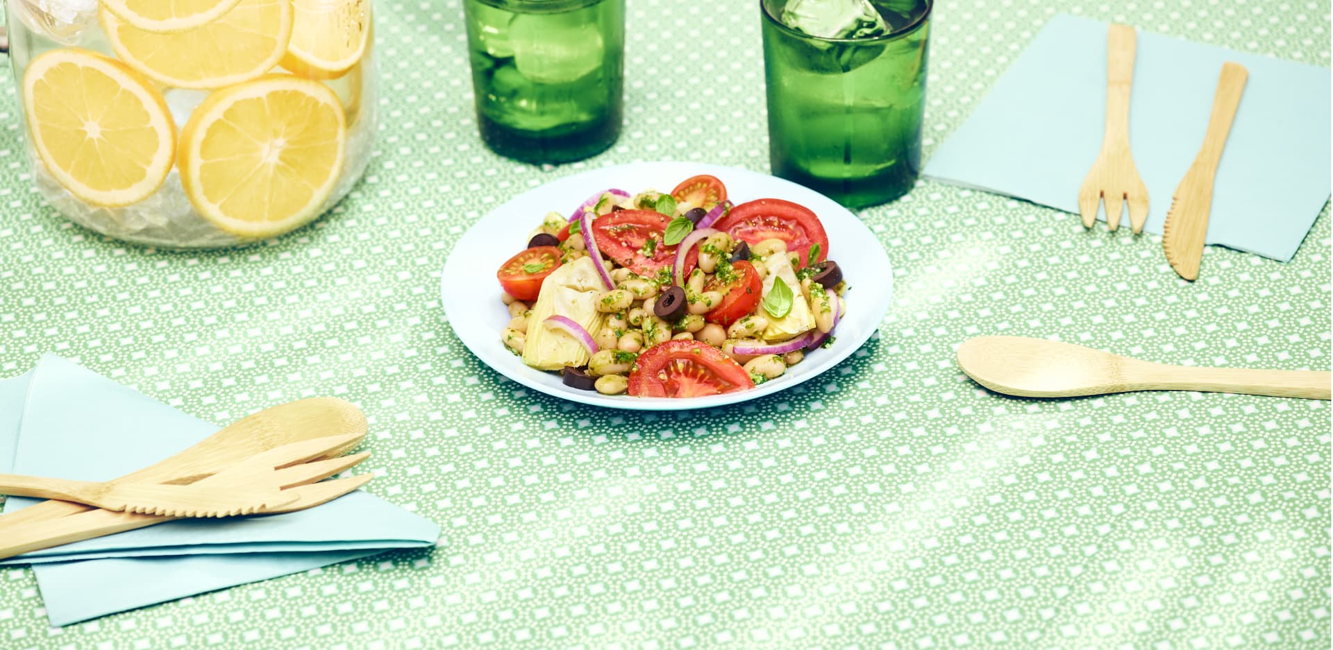 picknick salade Honingtomaten