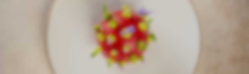 Tomaten Salsa Kolumbiana (gefüllte Tomate mit Salsa) 