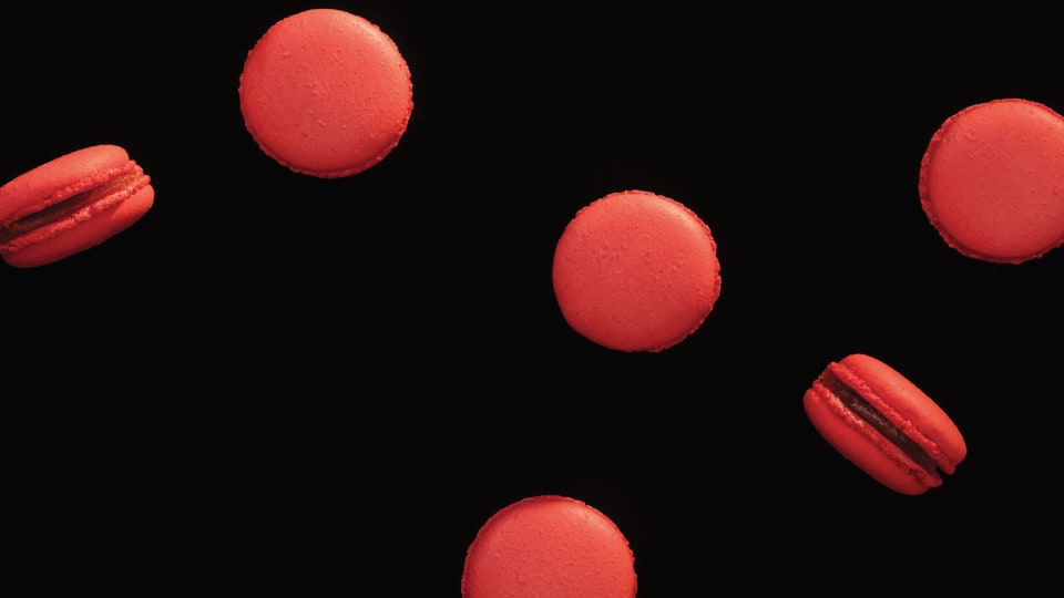 Honingtomaten-macarons