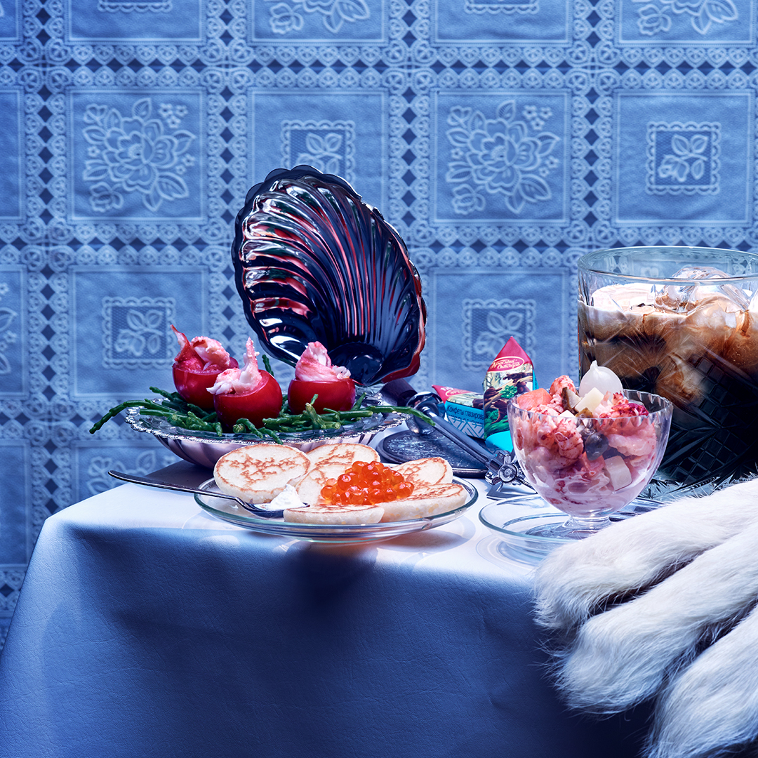 Russischer Salat zur Cocktailstunde