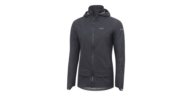 GORE Gore Tex Active Trail Hooded Jacket dame, svart Löplabbet Gore Gore Tex Active Hooded Jacket, herre Löplabbet