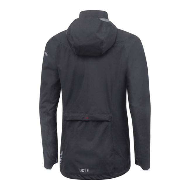 GORE Gore Tex Active Trail Hooded Jacket dame, svart Löplabbet Gore Gore Tex Active Hooded Jacket, herre Löplabbet