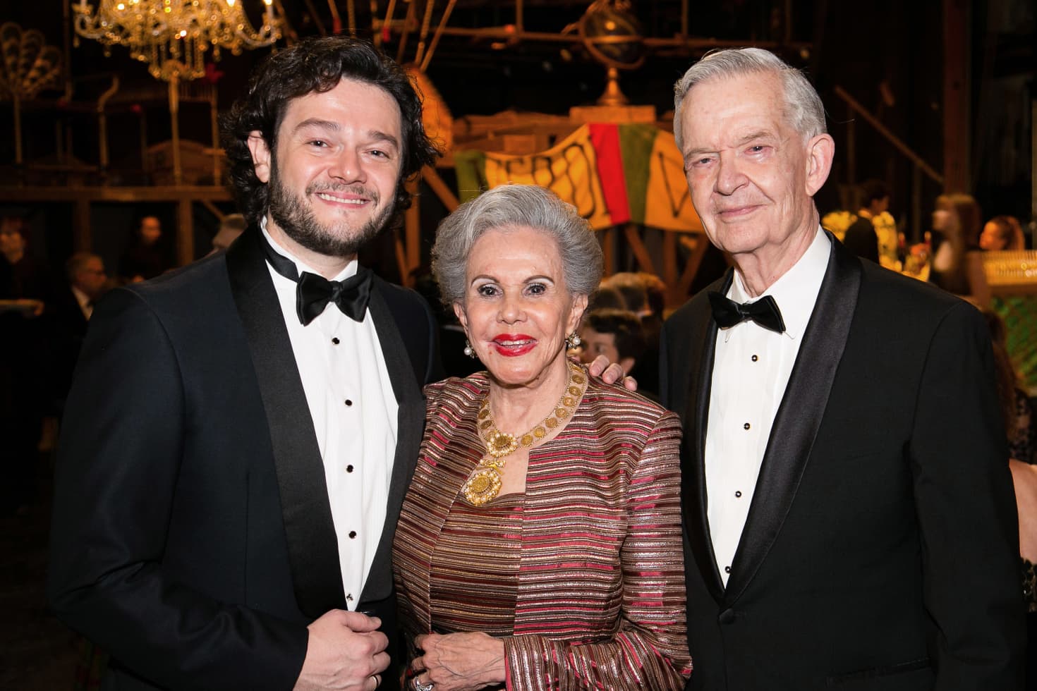 Ed and Alicia Garcia Clark with tenor Arturo Chacon Cruz