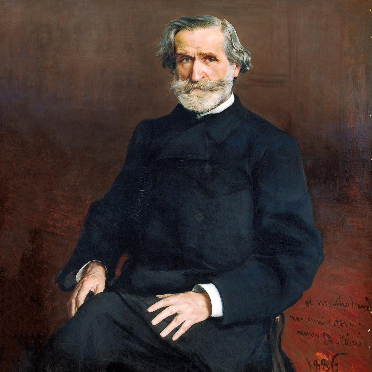 Portrait of Giuseppe Verdi by Giovanni Boldini