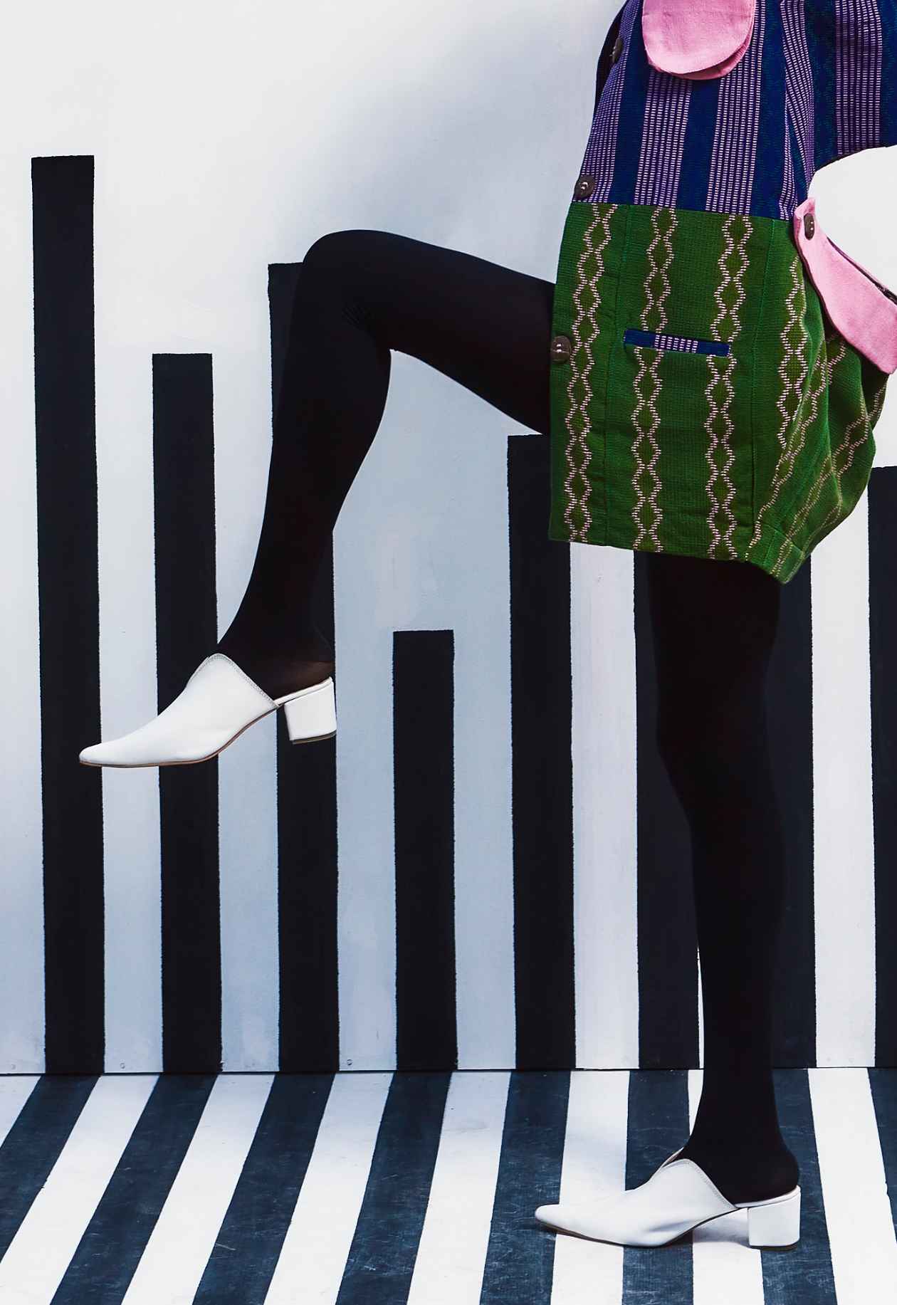 Kofoworola Block Heel Mules – Timeless Vintage-Inspired Footwear