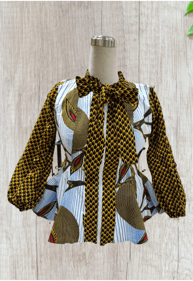 Ankara 12pcs Cut Blouse