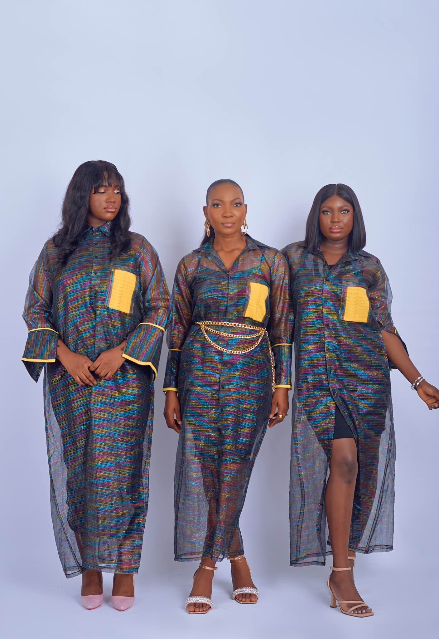 Organza Shirt Dress – Lightweight Button-Down Silhouette