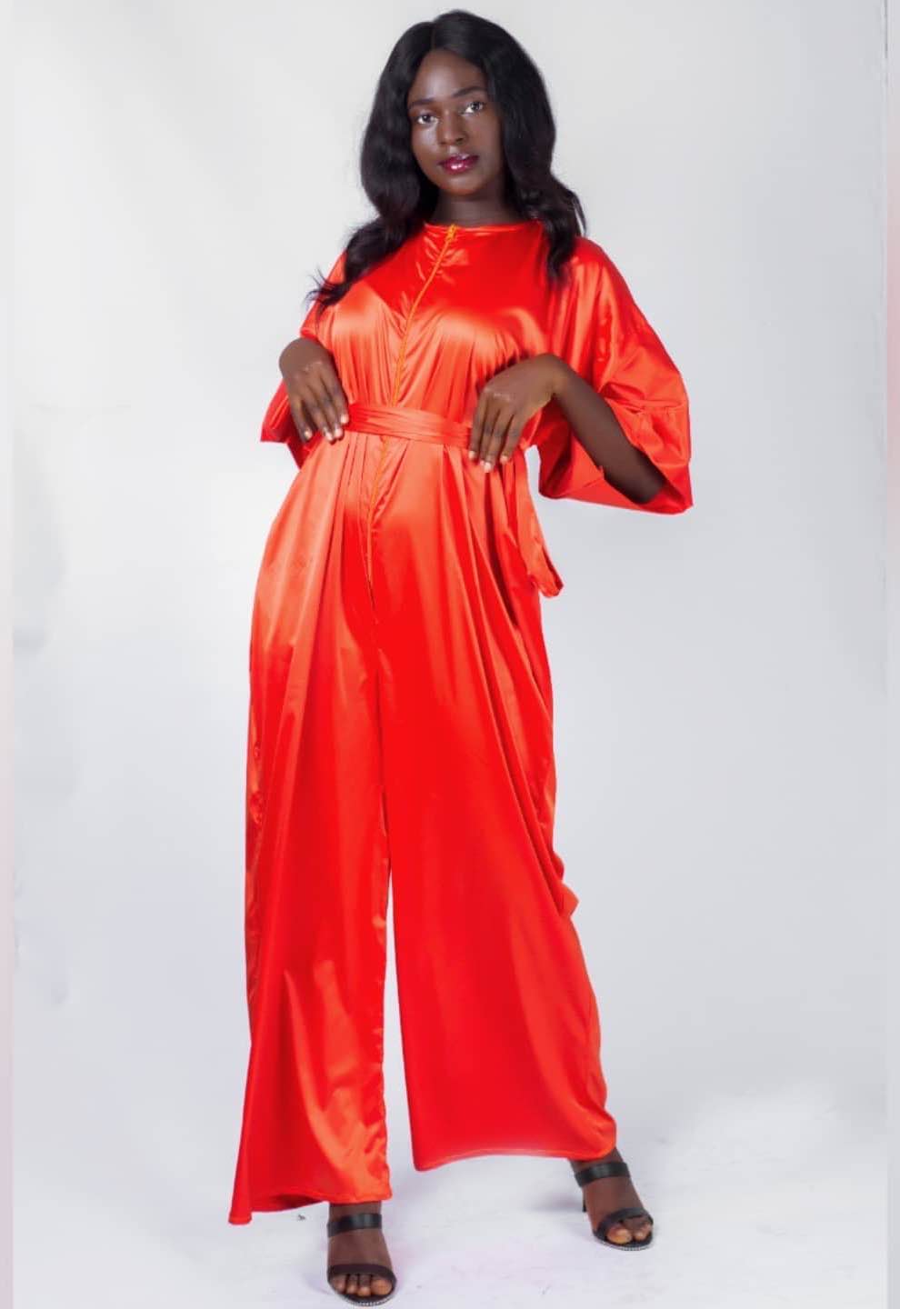 Dami Women's Front Zipper Jumpsuit