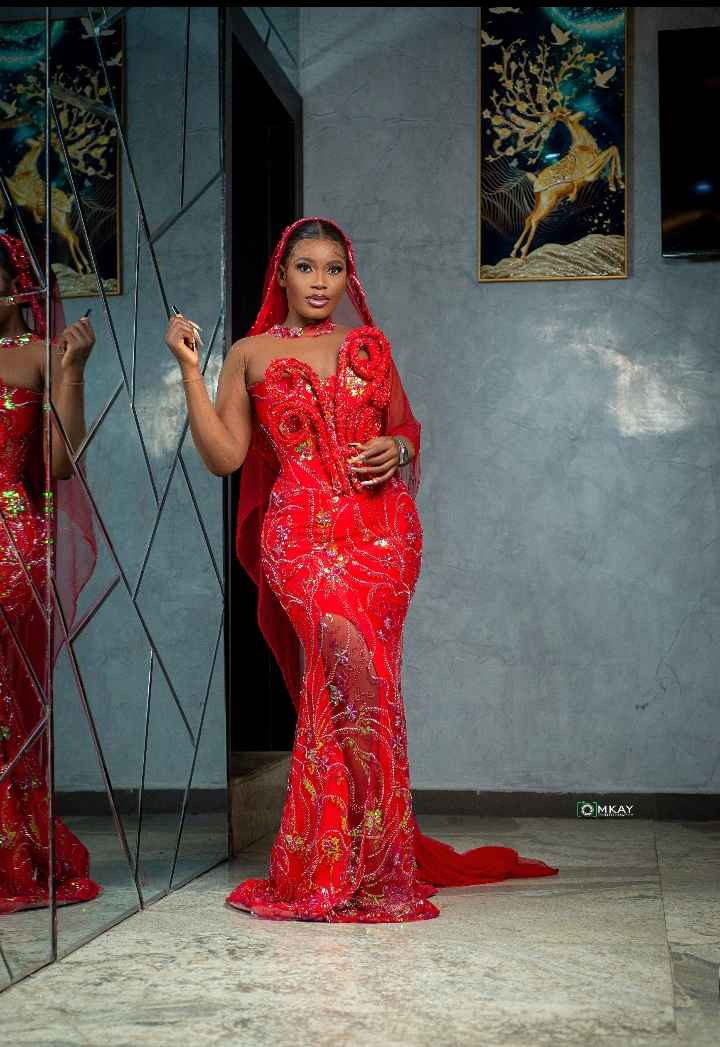 Luxury Corset Dress with Beaded Lace and Veil – Perfect for Brides, Proms, and Special Occasions