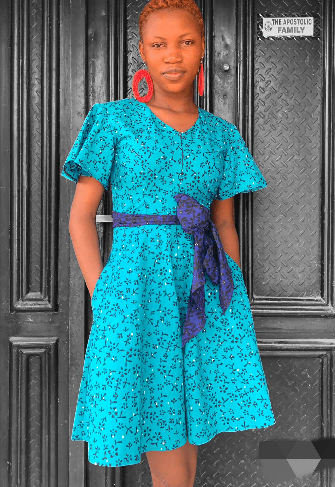 Heritage Contrast Ankara Playsuit