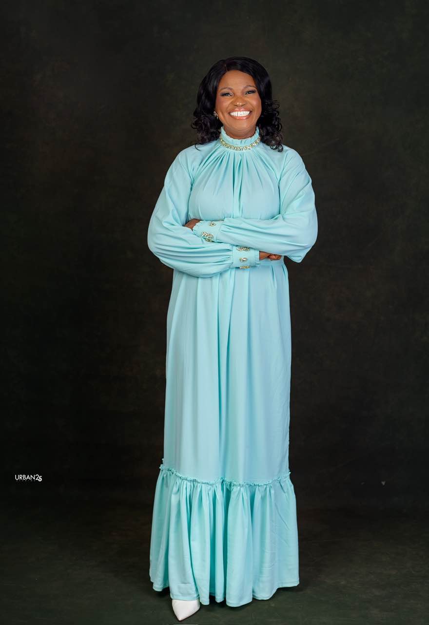 Dara Bishop Collar Long Sleeve Dress