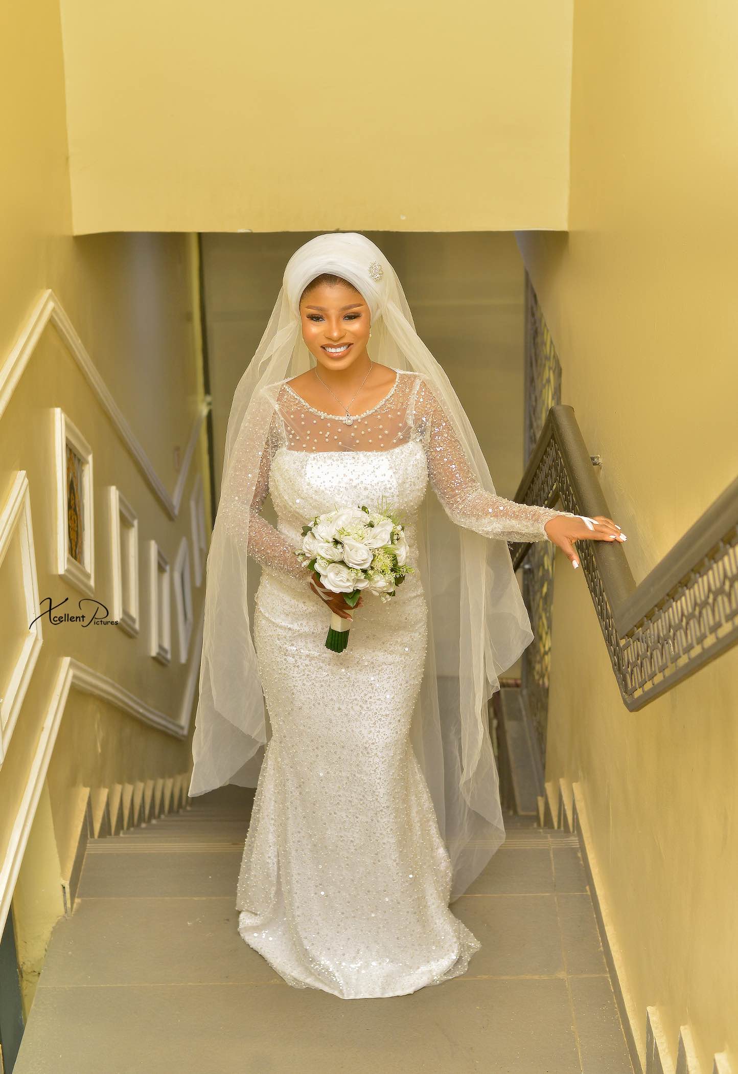Nikkah Wedding Dress With Lace Detailing